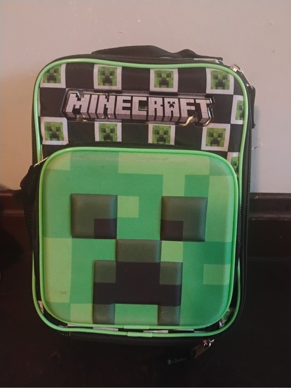 Minecraft Creeper Insulated Lunch Bag